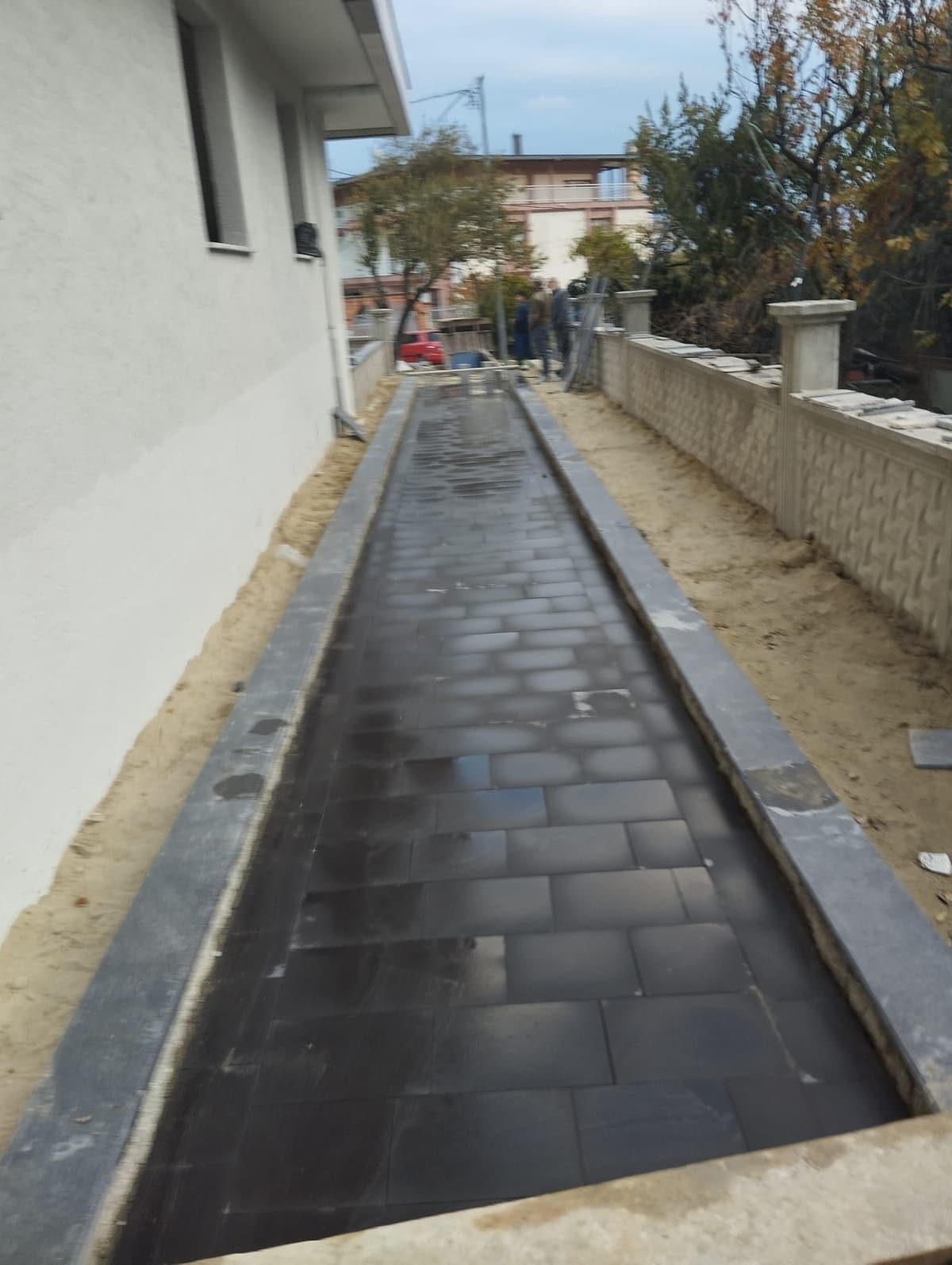 Bahçe yolu granit plaka