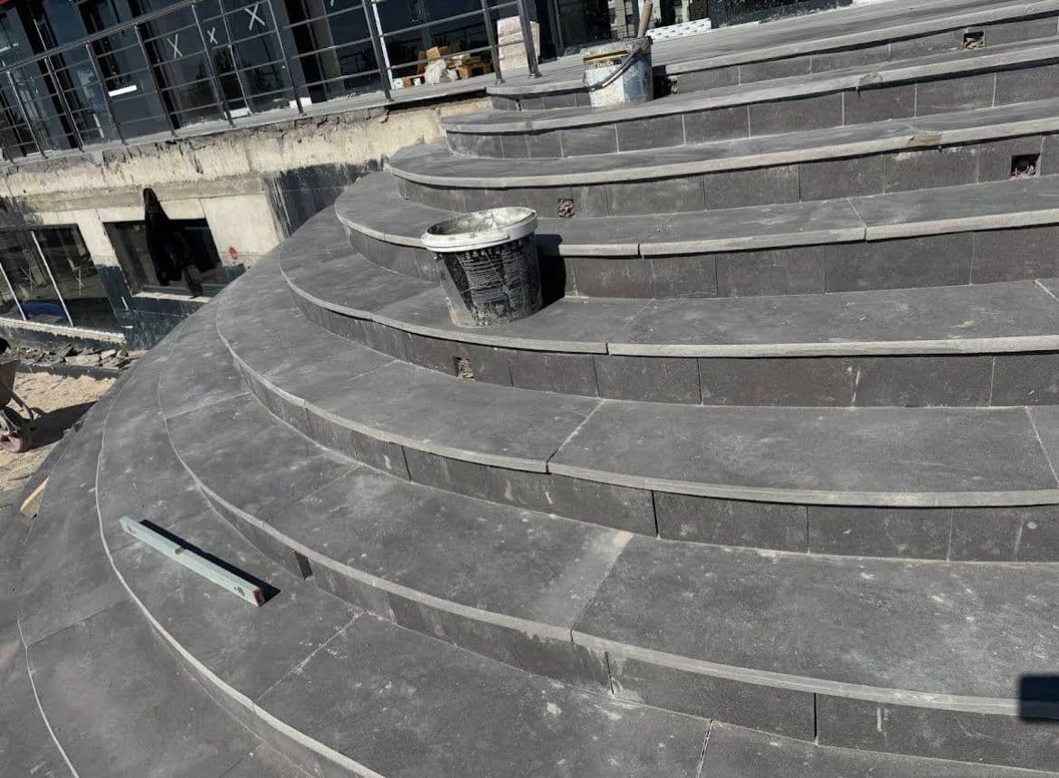 Bazalt merdiven basamak