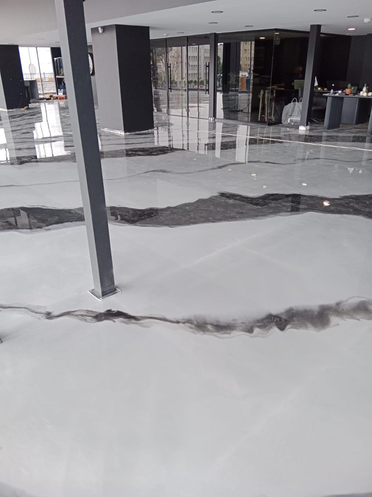 Epoksi zemin çalışması