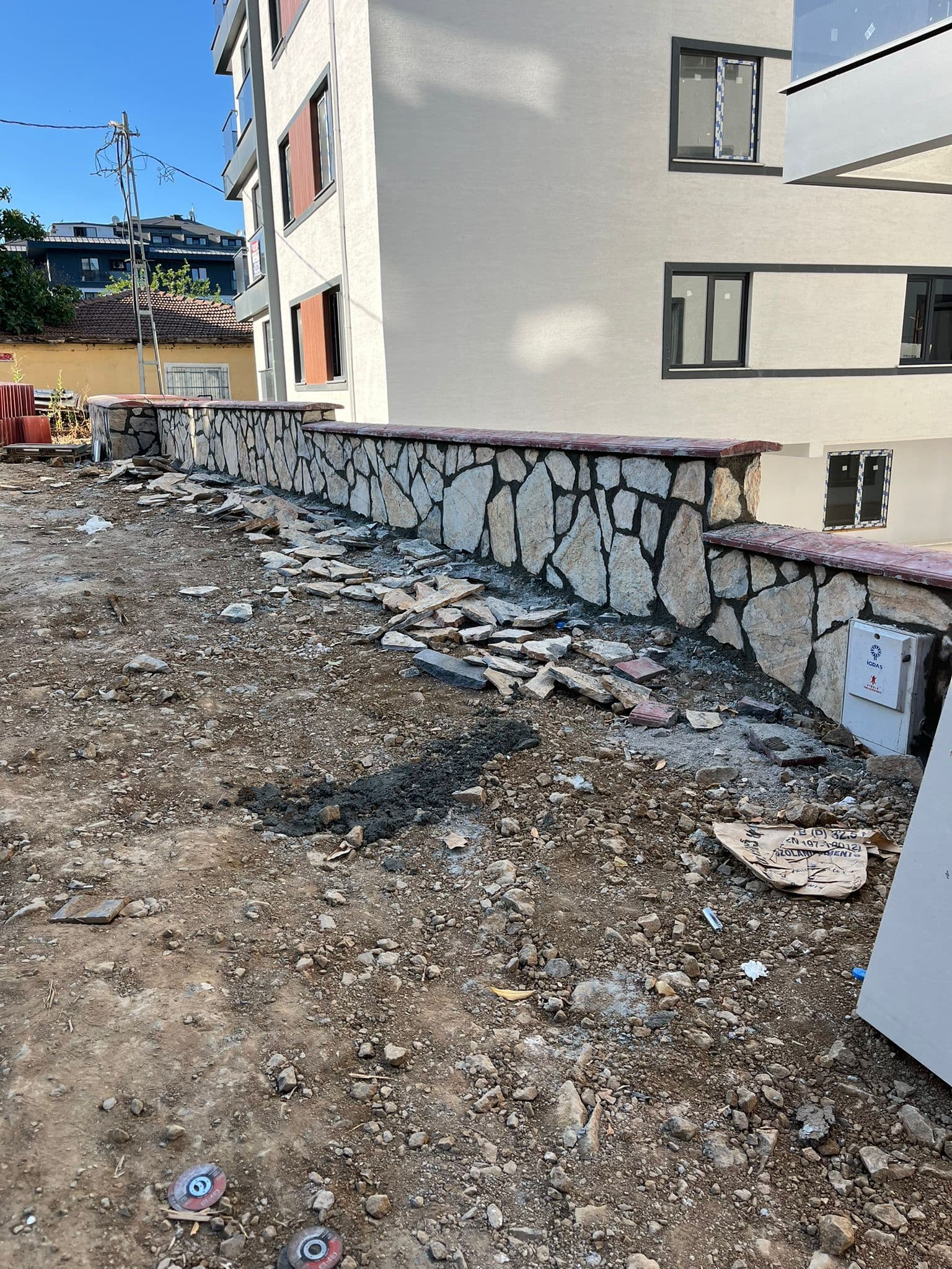Şömine taş kaplama
